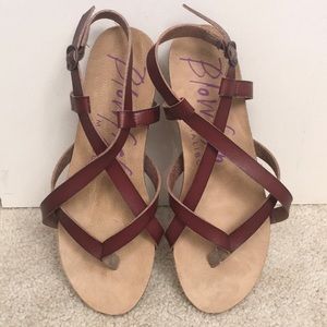 Blowfish Malibu Adjustable Whiskey Granola Sandals